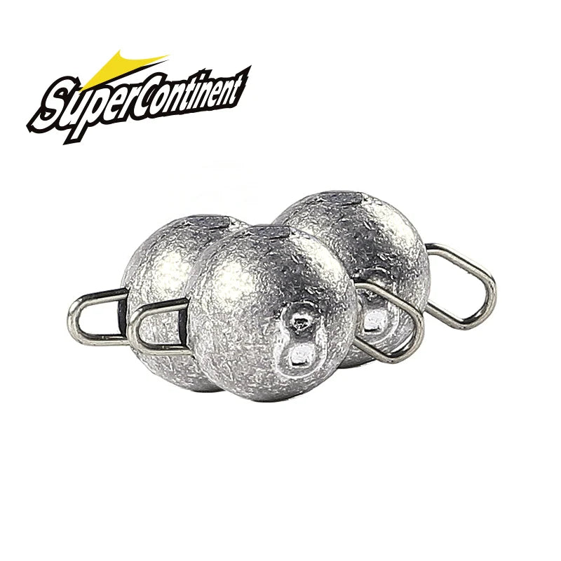 Supercontinent Cheburashka Sinker Fishing Jig Head Bullet Weights Soft