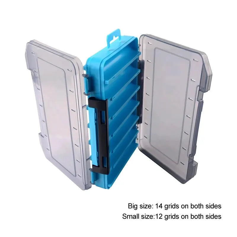 Double-Sided Fishing Tackle Storage Box for Spinners Lure Egi Tool Box