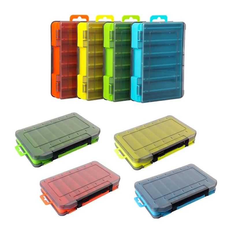 Double-Sided Fishing Tackle Storage Box for Spinners Lure Egi Tool Box