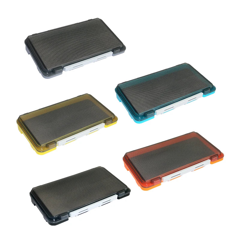 Plastic Fishing Box Portable Sponge Pad Fly Lures Boxes Jig Head