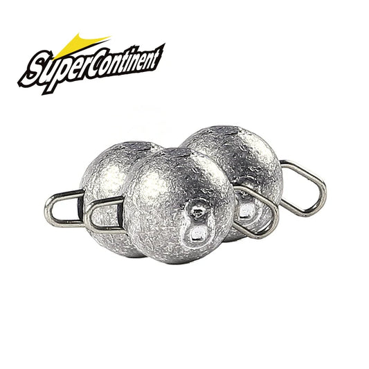 Supercontinent Cheburashka Sinker Fishing Jig Head Bullet Weights Soft