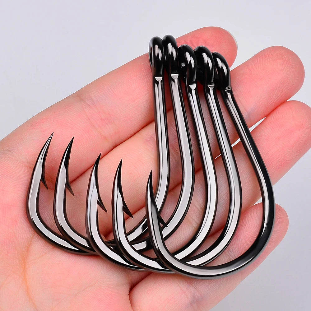 PROBEROS 10Pcs/lot Thick High Carbon Steel Fishhook Lron Hook With